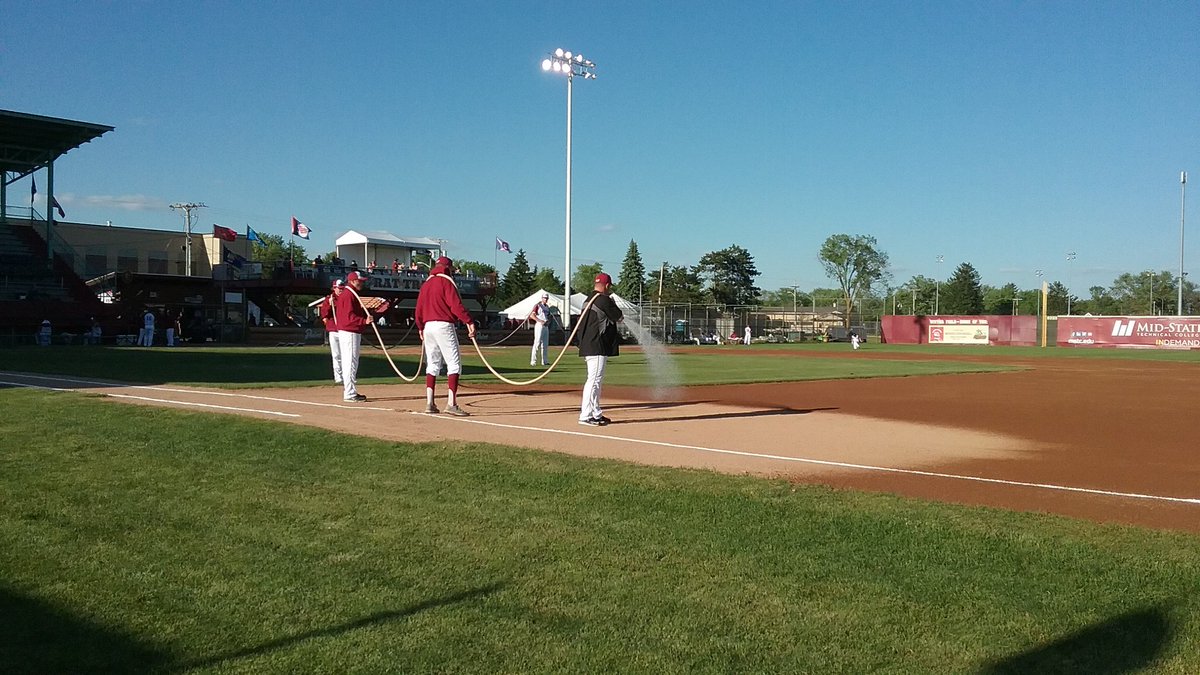 RapidsRafters's tweet photo. Witter Field is almost ready! Who is ready for Rafters baseball? #RollRatz https://t.co/2PsXlZD7dT