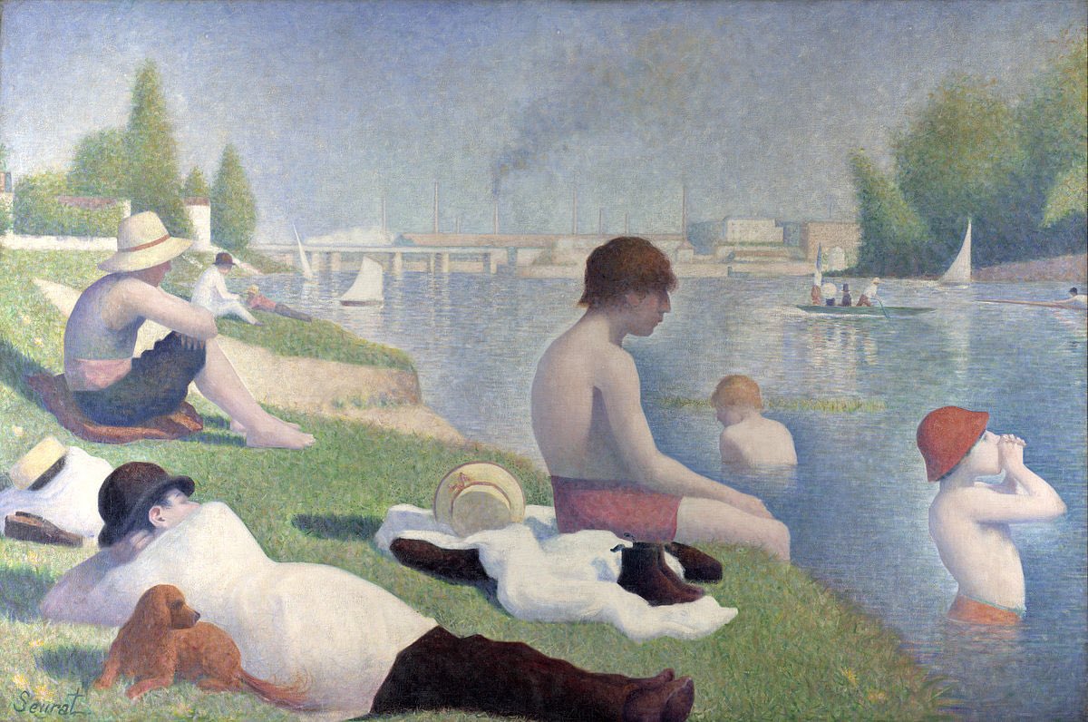 #MAC1-SEURAT "Bañistas en Asnières" #Impresionismo (1874-1886) <a href="/arteneaUCM/">Artenea</a>