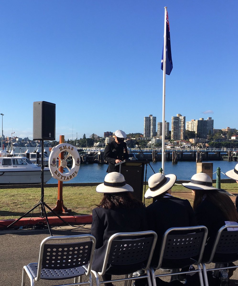 Anna_Watanabe's tweet photo. Preparations underway to mark the 75th Anniversary of the sinking of #HMASKuttabul by the Japanese during WWII https://t.co/kx3KvzvbhC