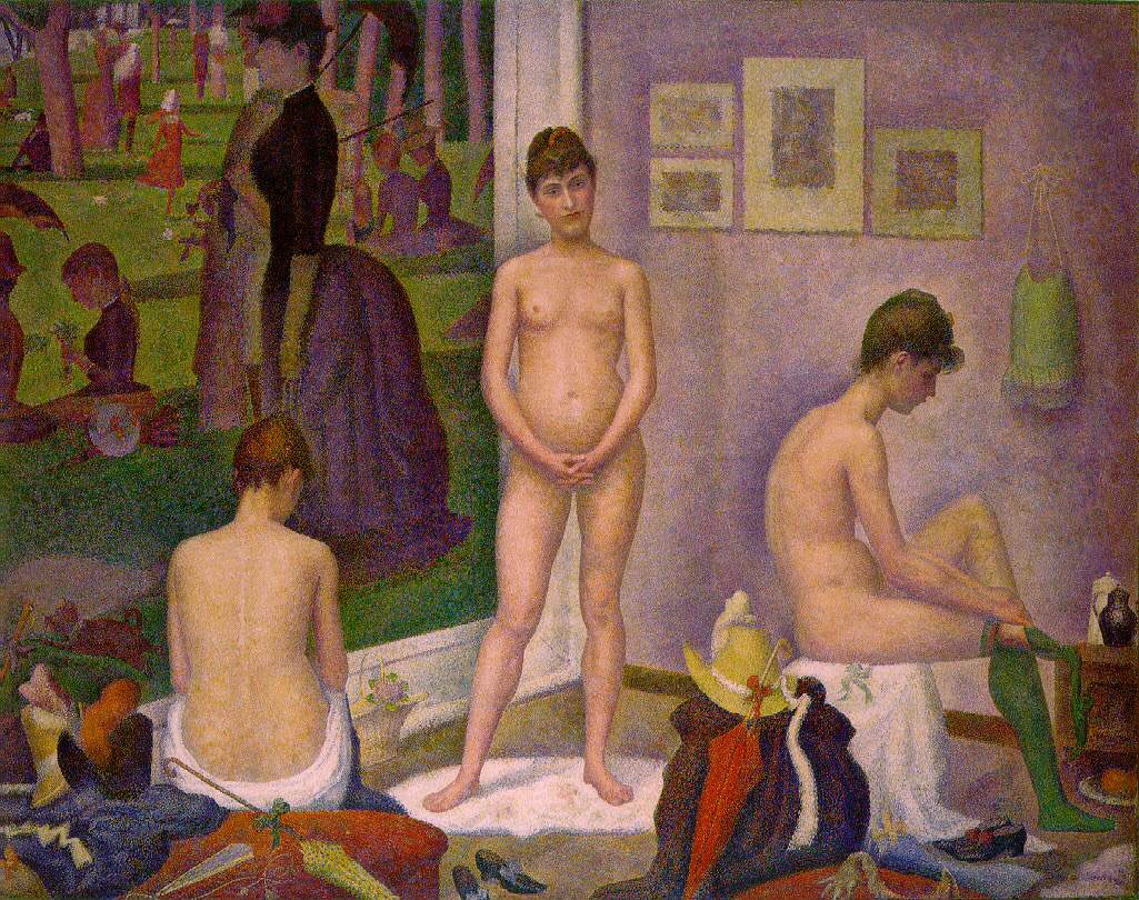 #MAC1-SEURAT "Les poseuses" #Impresionismo (1874-1886)