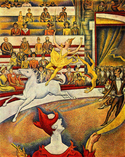 #MAC1-SEURAT "Circo" #Impresionismo (1874-1886)