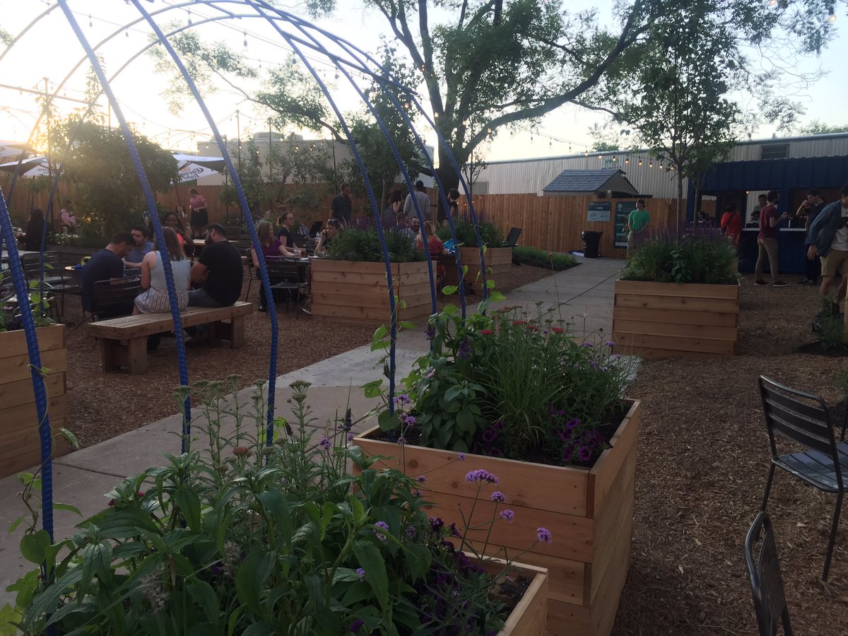 RealJabariJones's tweet photo. Today I congratulate @PHSgardening  for the fantastic job on the #UCity beer garden on Filbert Street #beergarden #westphilly https://t.co/SM6yPe5fV2
