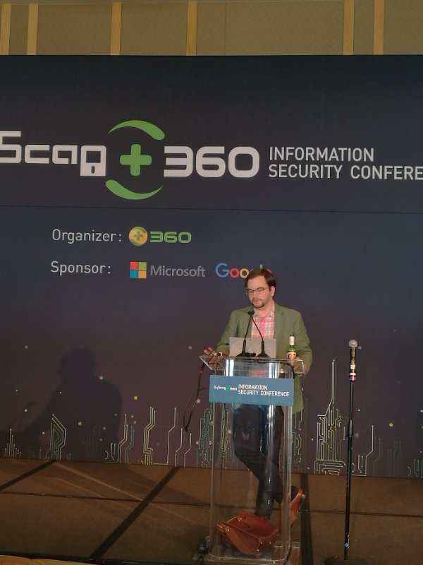 SyScan360's tweet image. With Alex@aionescu presentation of Helium, Argon &amp;amp; Xenon: The Noble Gases of Windows Containers we wrap up the two days of #SyScan360.