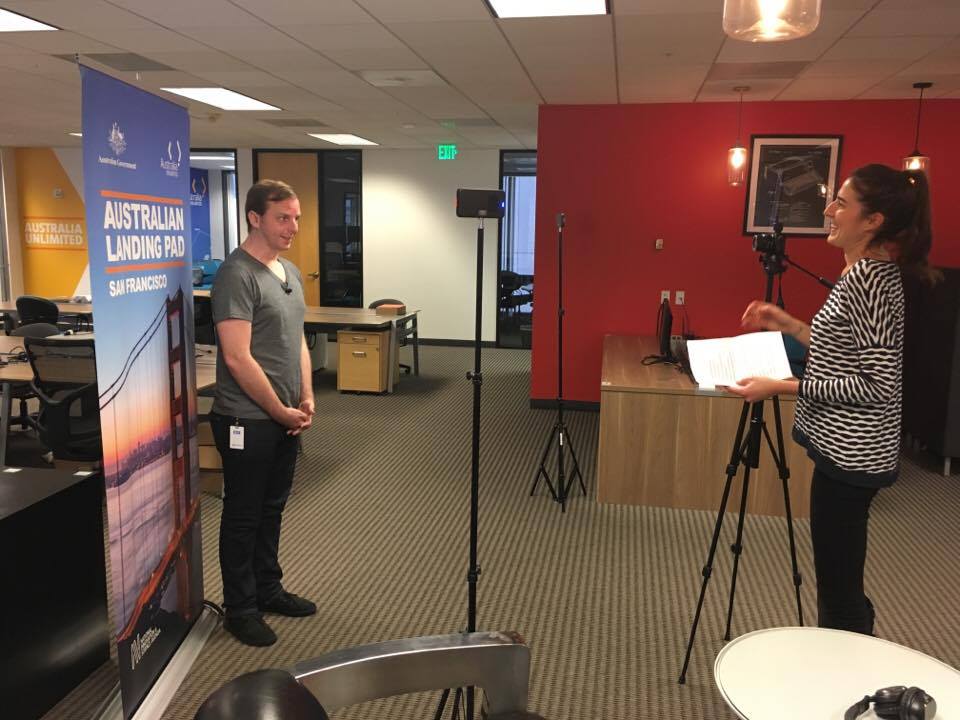Production day at the #SFLandingPad! Stay tuned for a profile of <a href="/troykelly/">Troy Kelly</a>,  founder of machine learning startup <a href="/reallyreallyio/">Really</a>! #goglobal