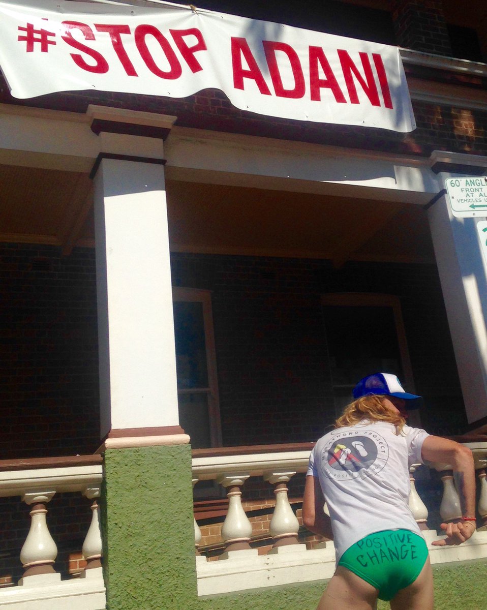 ferrisgump1's tweet photo. A message for our Australian Government #StopAdani mine now for our children's future sake - this is #nojocksmate #auspol #community #health https://t.co/0nzIXFn7mw