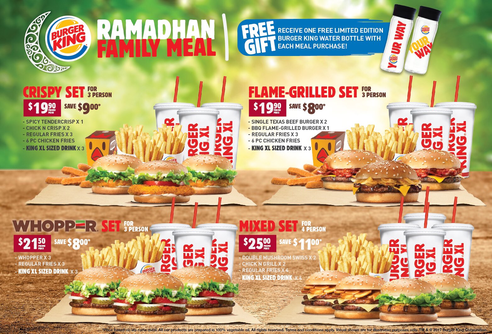 Burger king family on sale meal