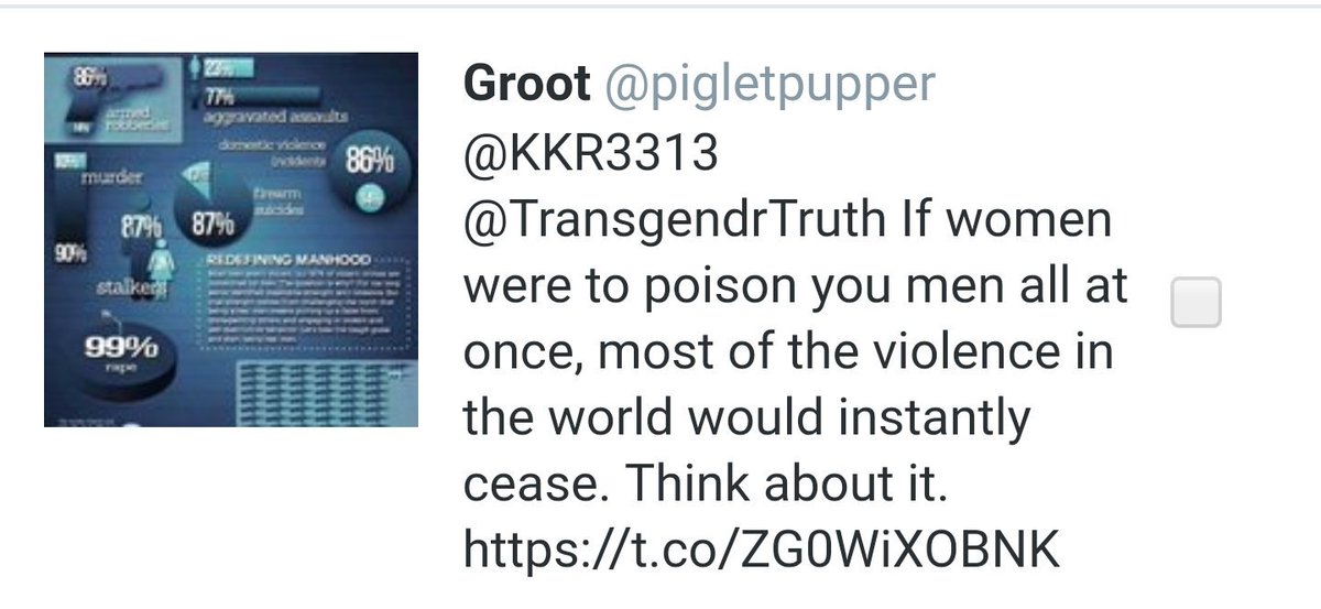 Ceeckoful's tweet photo. Dont ever let terfs claim they dont hate us and men, also the delusions are beyond human reasoning. @shoe0nhead @TherynMeyer @Oneiorosgrip https://t.co/1iK0g0TFRP