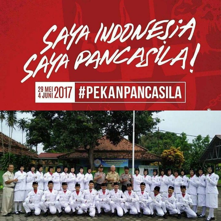 Saya Indonesia, Saya Pancasila!🇲🇨🇲🇨🇲🇨
#SayaIndonesiaSayaPancasila #harilahirpancasila