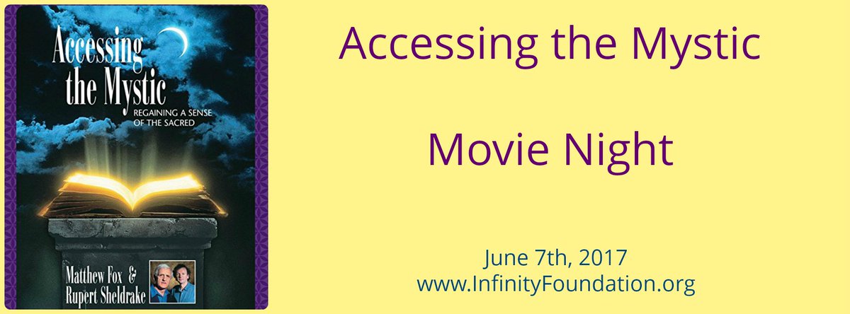 InfinityFound's tweet image. In 1 WEEK! #Accessing the #Mystic #conscious #movie #night on 6-7 in #HighlandPark #signup #tickets TODAY bit.ly/2rG8Rx1