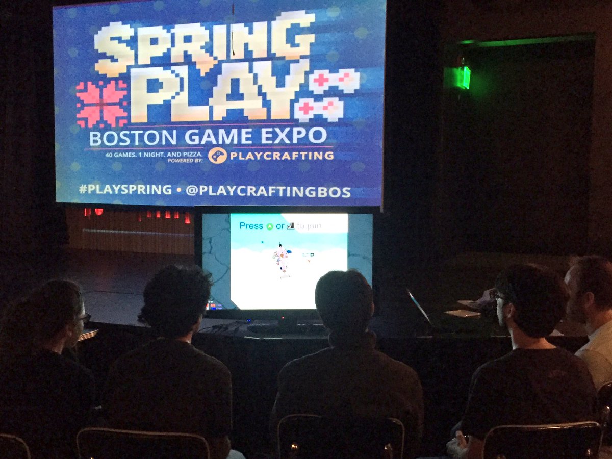 PlaycraftingBOS's tweet image. The warm glow of #games at the #PlaySpring Expo!