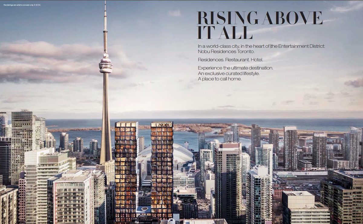 #Nobu's 1st branded Private Residences coming to #Toronto's Entertainment District. Contact us for  private access prior to public release!