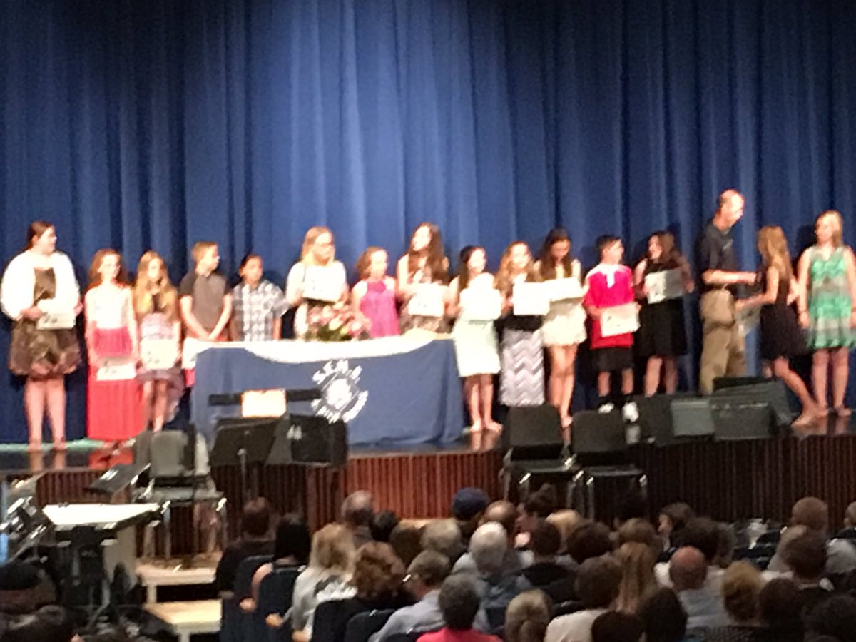 bmckeveny's tweet photo. So many Seneca Falls Middle School students recognized at tonight's awards assembly. SFMS is a specisl place! #RecognizingStudents https://t.co/OypxaLNzHI