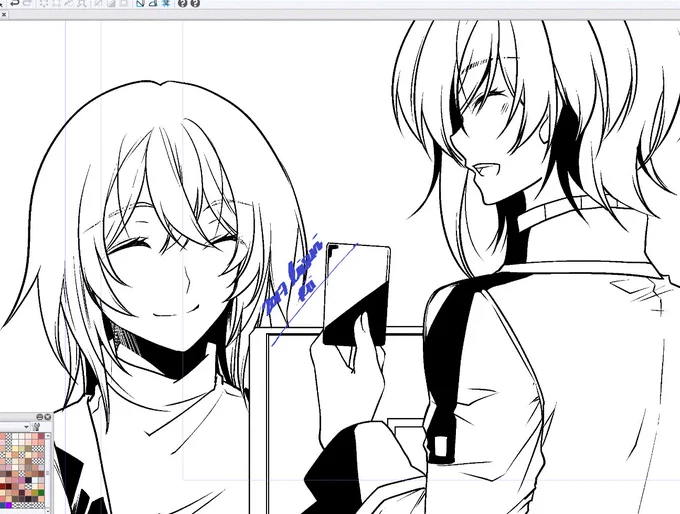 おはよう!

Just trying new pen setting to stroke the lines, will take a test print to see the different with the old one~ 
