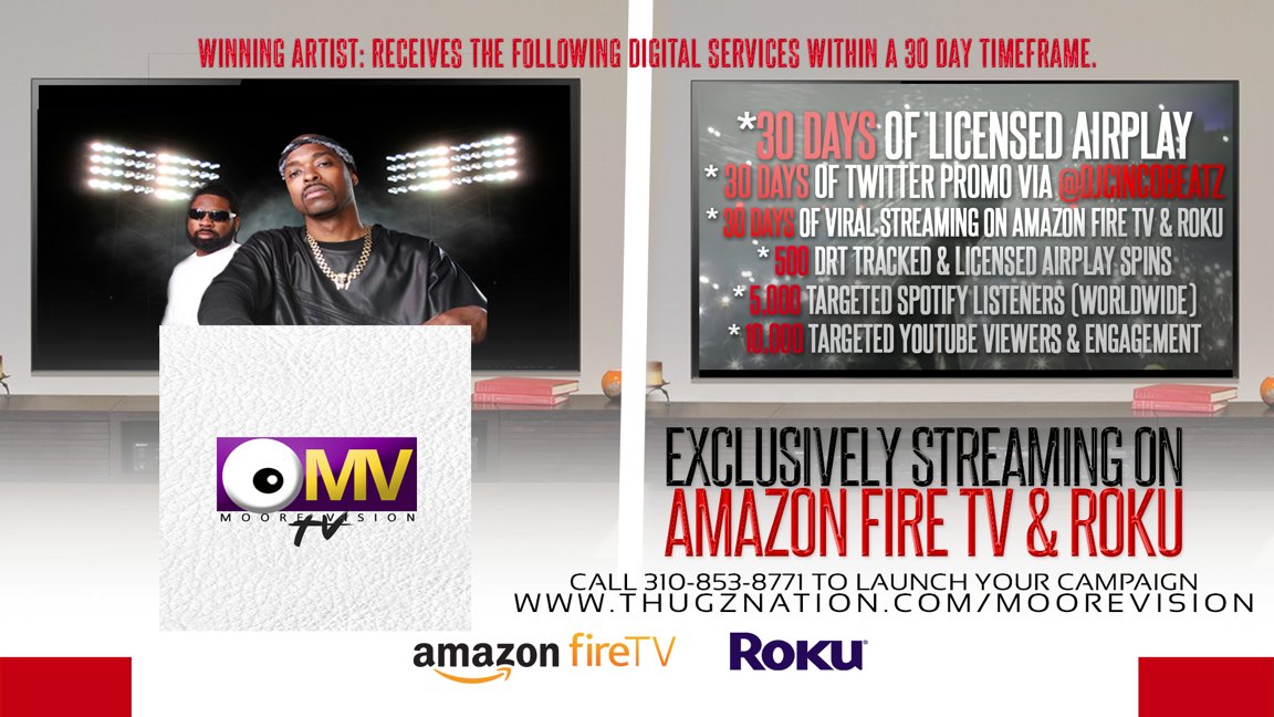 MooreVisionTV's tweet photo. #AttentionArtist we're picking the winner #July15 DM me to get signed up
https://t.co/gbFta8c0zI https://t.co/OUQ6Tk1H5c https://t.co/MB95MYYV80