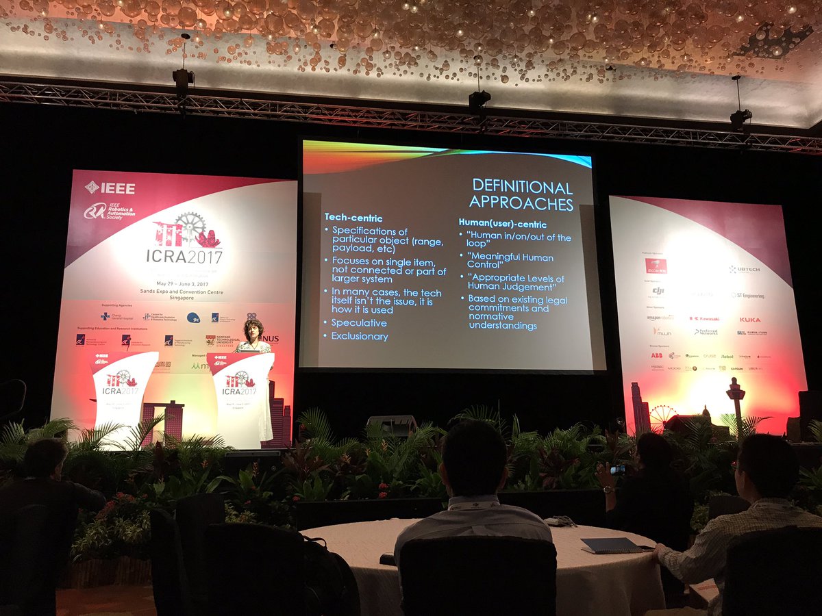 NickBoesl's tweet image. K. Vignard from @UN at #ICRA2017 &apos;we need a much deeper discussion mapping the areas of concern&apos; #roboticgovernance @ieeeras @IEEEorg