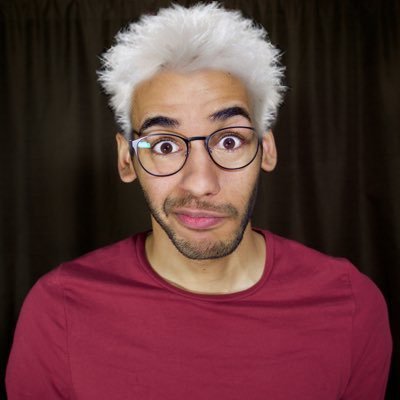 A photograph of me with Nana Visitor's awesome white hair Photoshopped on my head.