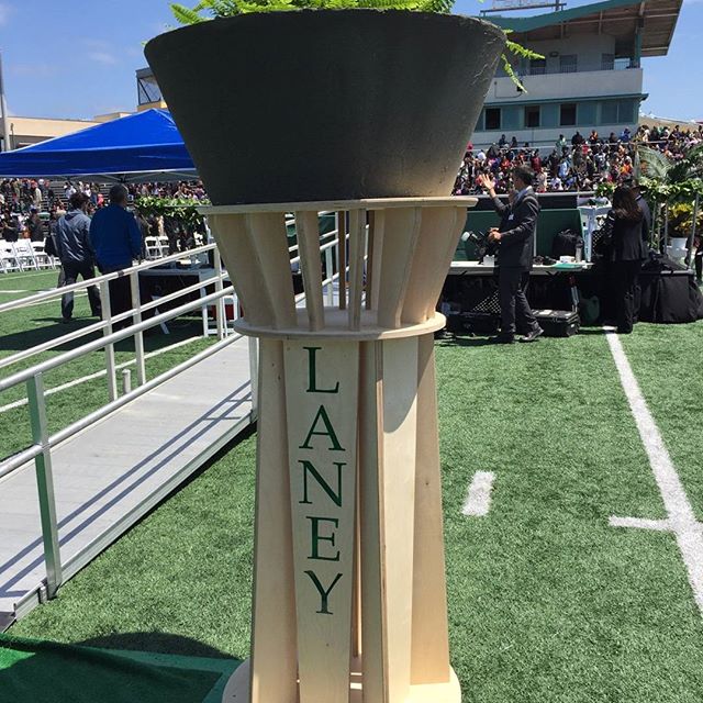 LaneyFabLab's tweet image. Laney FabLab  One if the latest projects coming out of the #laneyfablab.  Thanks pedestals made on the #shopbot add a custom built #hotwire