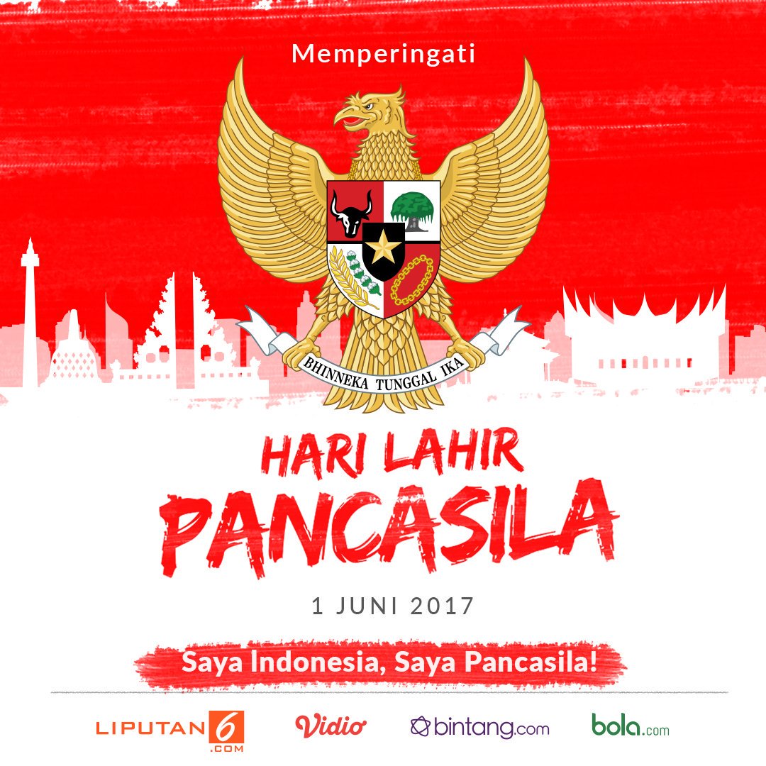 GustiBagusT's tweet photo. Selamat Hari Lahir Pancasila. Mari jaga dan terus amalkan sila-silanya! #SayaIndonesiaSayaPancasila https://t.co/8TNznhgq3t