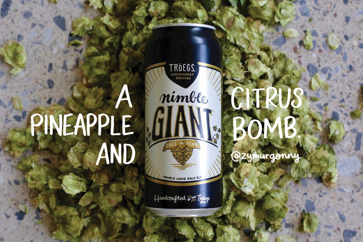 TroegsBeer's tweet photo. Here comes Nimble Giant. Watch for it June 12 in central PA and everywhere else you find Tröegs by the end of the month. #findthegiant https://t.co/6XsxO3zRuf