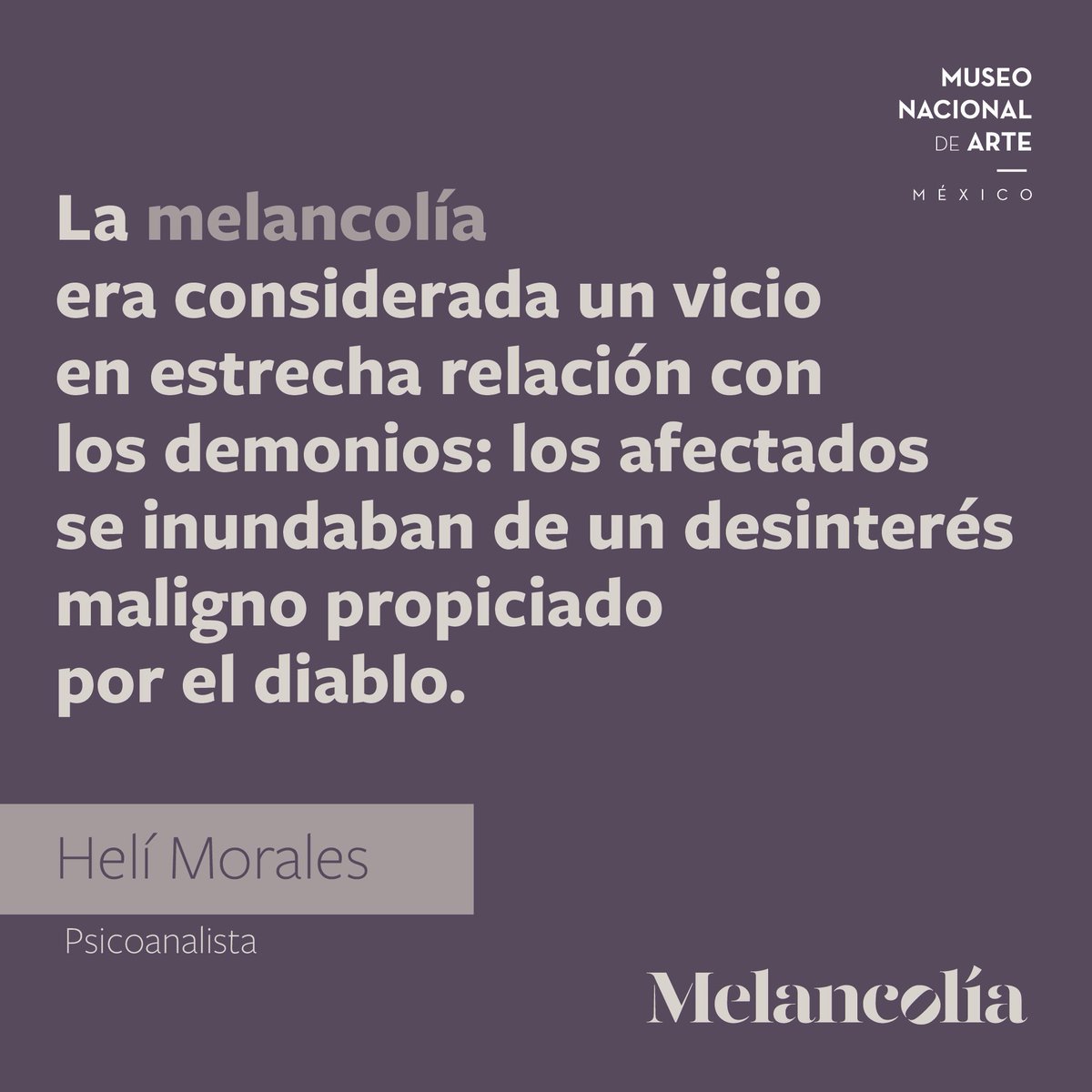 MUNALmx's tweet photo. ¡Por el mismo diablo! 😱
#Melancolía https://t.co/JOjYm8HEKZ
