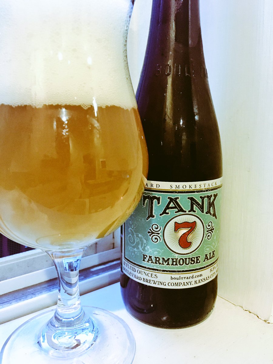 One of my favorite beers, and one of the few beers that is just as good 1 year later as it is when fresh. <a href="/Boulevard_Beer/">Boulevard Brewing Co.</a> #tank7