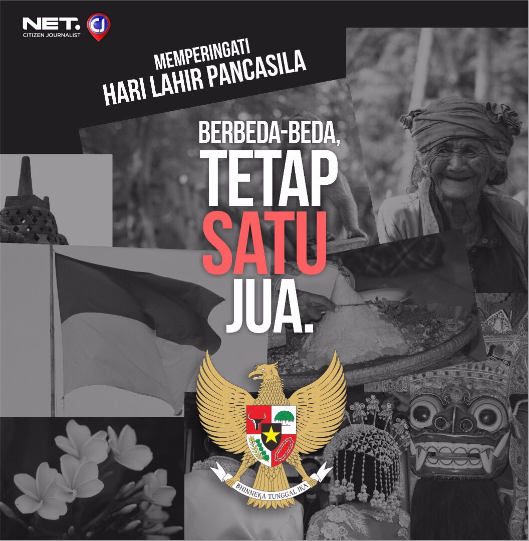 Pancasila bukan tentang satu suku, agama, ras, antargolongan. Pancasila adalah tentang satu bangsa, INDONESIA! #SayaIndonesiaSayaPancasila