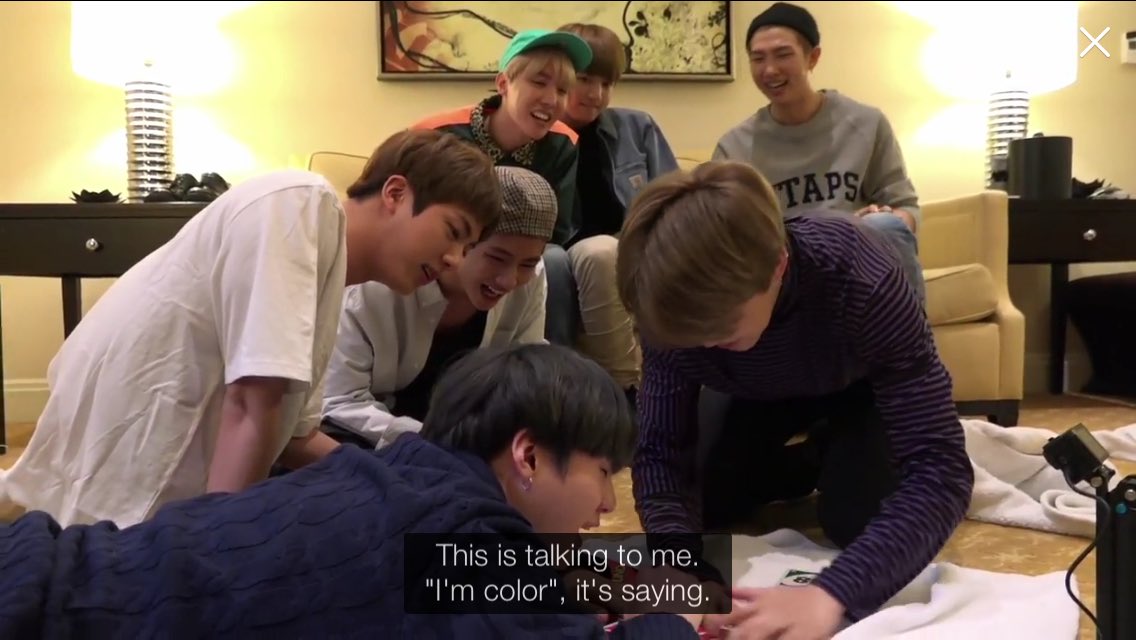 stephbangtan10's tweet photo. If your playing a game of uno use yoongi's strategy listen to the cards lol #RunBTSep21 https://t.co/KIo7m5Lmgf