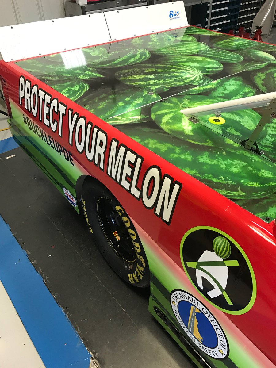 LarrytheLion66's tweet photo. Look what we will be hauling around @MonsterMile with @RossChastain in the #BarHarbor200 #ProtectTheMelon #BuckleUpDE #MonsterMayhem https://t.co/95Ctc0umNN