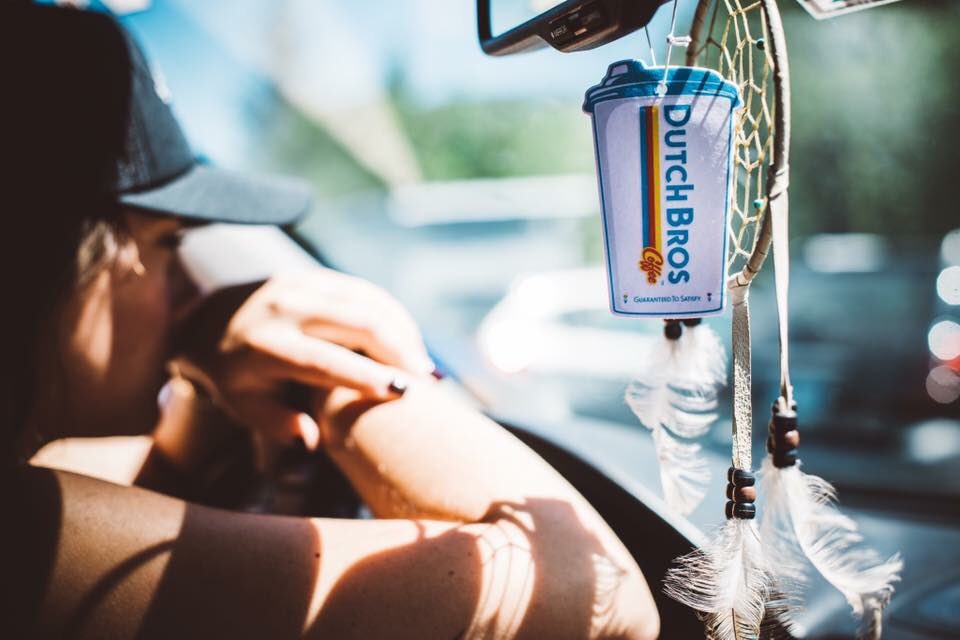 DutchBros_CC's tweet photo. 💛❤️💙 Something smells fresh! TOMORROW! (6/1) come through Crescent City, to snag a Dutch Bros Air Freshener with any purchase! https://t.co/5TGGRLn2f3