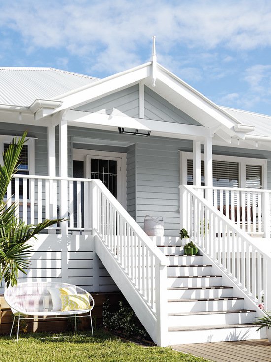 contemppainters's tweet photo. A beautiful light grey tone from Dulux makes a perfect exterior colour for your home. https://t.co/URoZ1Y66A1
