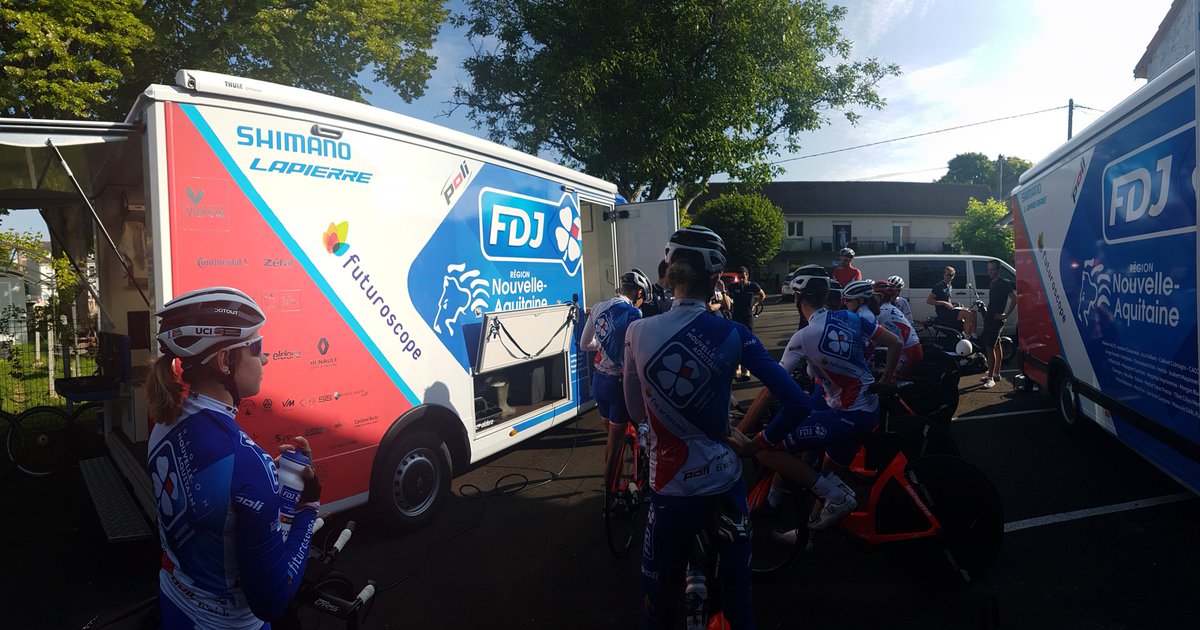 FDJ_SUEZ's tweet photo. Last day #TTTraining #RideAndShine https://t.co/ow4YQgMxsX