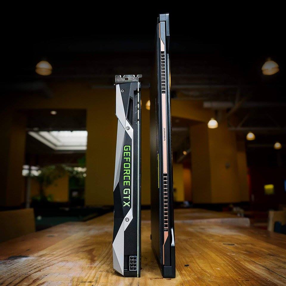 TheGeekOxide's tweet photo. The thinnest GamingLaptop has arrived #ASUSZephyrus at just 16.9mm.Packs #GTX1080, 24GB RAM and #nvidia https://t.co/TrPhLmRwDQ https://t.co/gpmVXZ2eEF