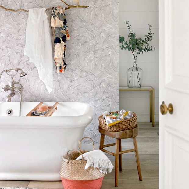 WALLPAPERDIRECT's tweet photo. Need some small bathroom decorating ideas? Here is a little #inspiration https://t.co/MrBYyCU7E6 via @idealhome https://t.co/P4Ded4wi4d