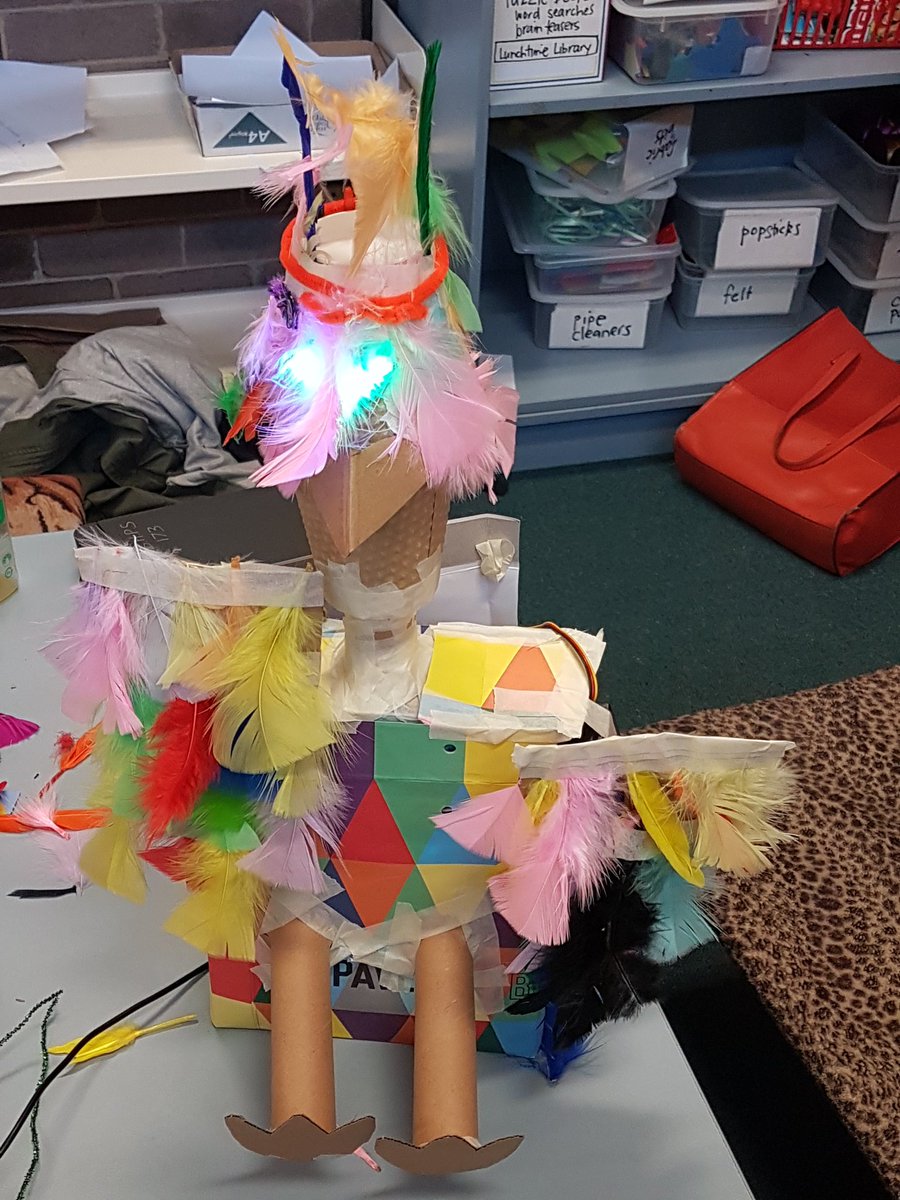 JillianM936's tweet photo. Had a great day at the Invent To Learn Masterclass with @garystager - STEAM in action, creating a moving, squawking bird with luminous eyes! https://t.co/NZHXrIot6B
