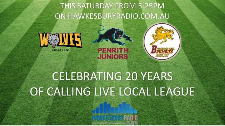 HawkesburyRadio's tweet image. This Saturday from 5:25PM on tunein.com/radio/Hawkesbu… it's @WindsorWolves &amp;amp; Glenmore Park Brumbies in Penrith A-Grade Action