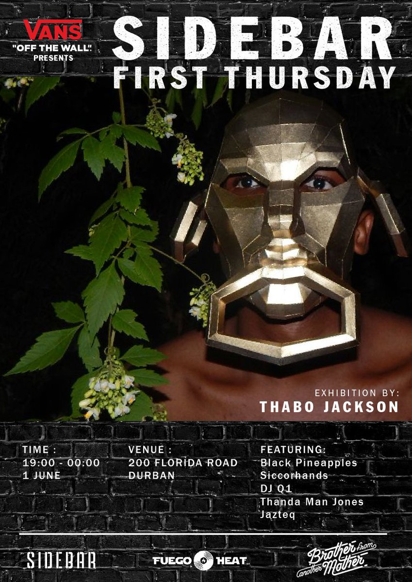 RyanRootsUp's tweet photo. It's #firstthursdaydurban today!!!! https://t.co/LGIo86iU1X