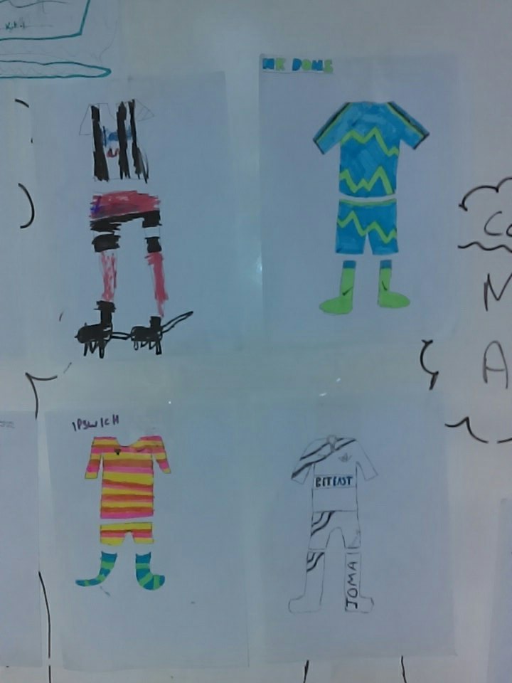 BALDOCK SS| Day 2 saw the children design their own kits for the team they represented in the FA CUP! ⚽