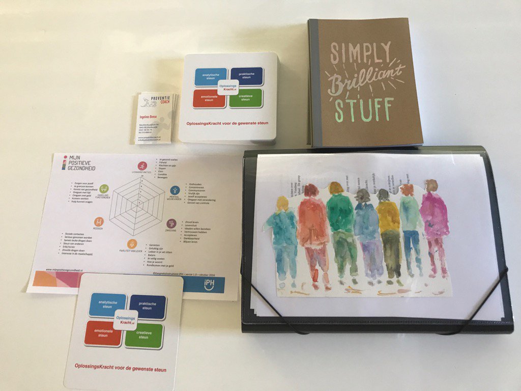 Vandaag de 2-daagse coachen op #positievegezondheid met model @MachteldHuber en coachmodel <a href="/oploskracht/">OplossingsKracht</a> #empowerment