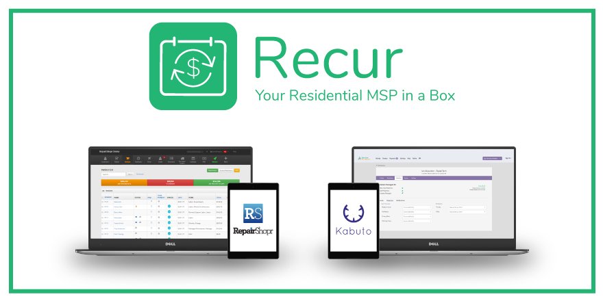 RepairTechInc's tweet image. Recur is Now Available! See how Kabuto &amp;amp; @RepairShopr will help you bring in big $$$ every month! 😋🤑😎🤩 See it here: bit.ly/2rrVHTw