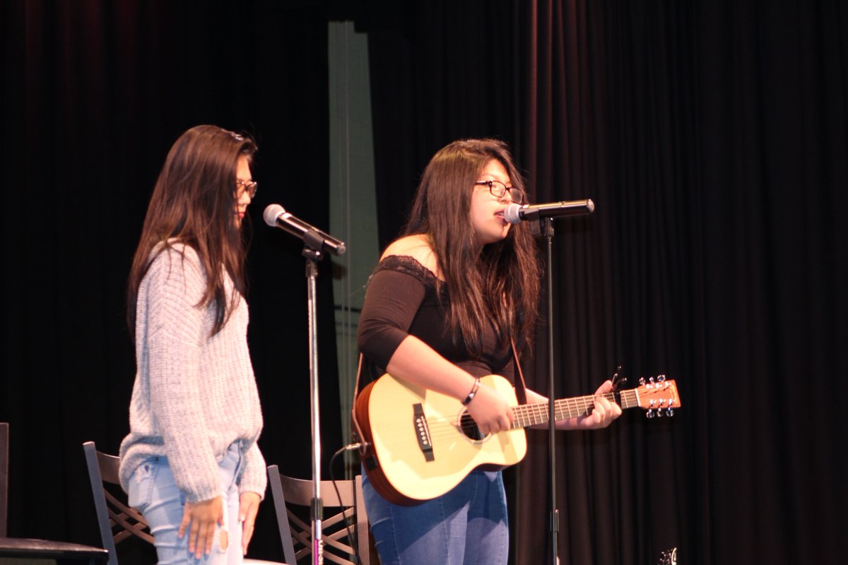 ColoniaHigh's tweet photo. Christine and Keiko's performance pictures @TheEllenShow @agt @NBCTheVoice @ZegaRobert @WdbgSchools #coloniapride https://t.co/dvWlpYKqPR