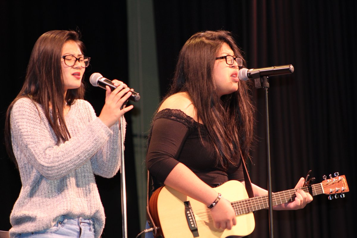 ColoniaHigh's tweet photo. Christine and Keiko's performance pictures @TheEllenShow @agt @NBCTheVoice @ZegaRobert @WdbgSchools #coloniapride https://t.co/dvWlpYKqPR
