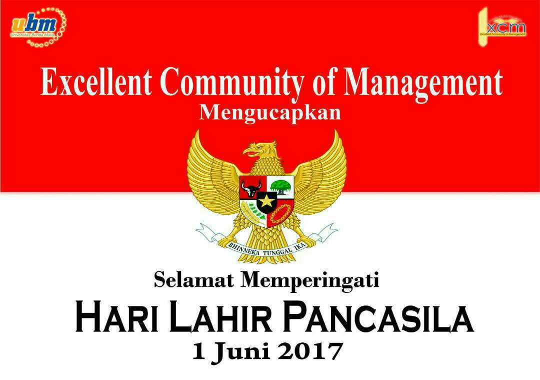 XCMUBM's tweet photo. 01.06.2017
#XCMUBM

XCM mengucapkan "Selamat Meperingati Hari Lahirnya Pancasila".
Marilah kita tingkatkan kesatuan &amp; persatuan!🇲🇨🙌 https://t.co/2L8yv25Xim
