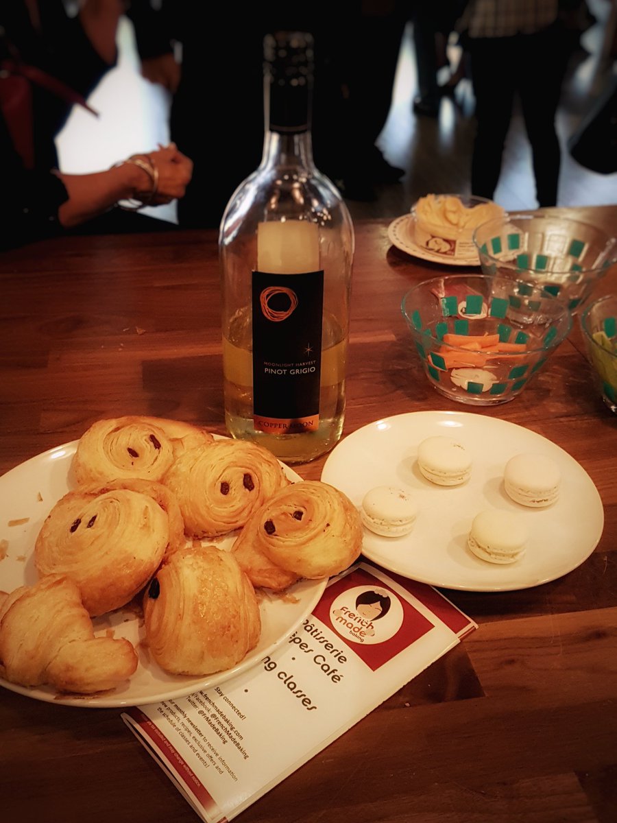 FrMadeBaking's tweet photo. #wine #macarons cheese and #croissants of course! -At @ccfvancouver 6@8 #apero #business #yvr #french https://t.co/S0qv8sA02L