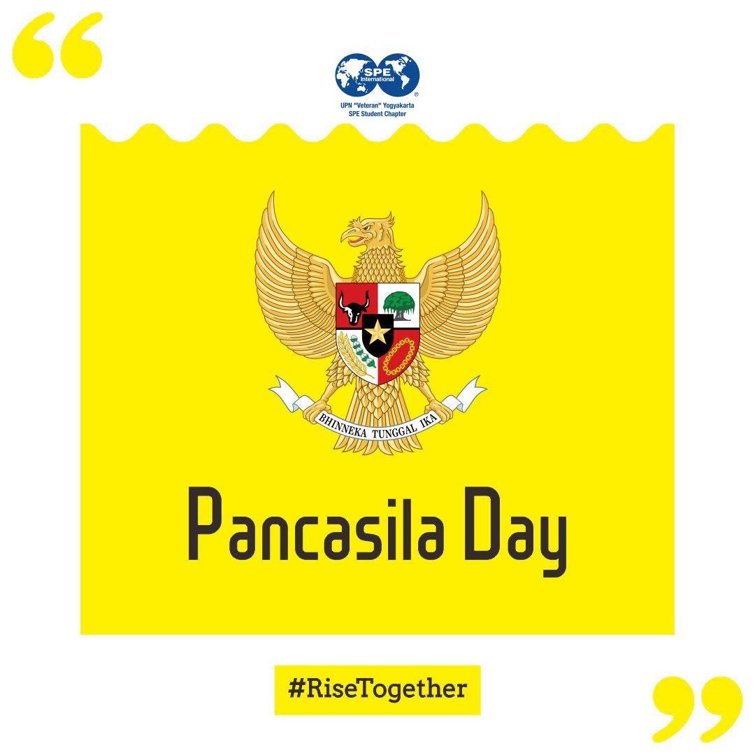 Happy Pancasila Day! 
Hopefully, Indonesian people still apply Pancasila values in everyday life. #SayaIndonesia #SayaPancasila #UPNSPESC