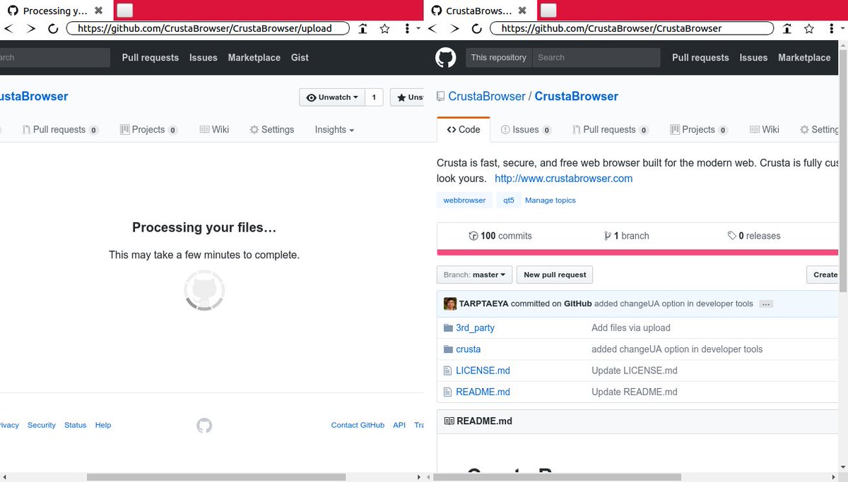 CrustaBrowser's tweet photo. Screen shot of @CrustaBrowser's Split Mode - visit https://t.co/wzlO8iQTjL for more info.
#crustabrowser #cometocrusta #splittabs https://t.co/ZVtiZfdwj6