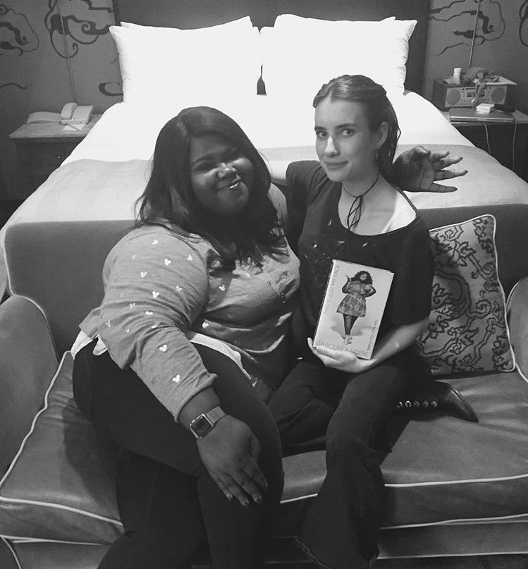 Emma and Gabourey #AhsCoven #ScreamQueens