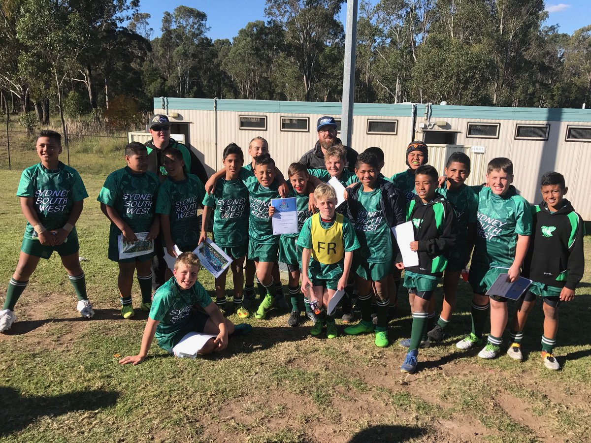 Great effort from Sydney South West. 3rd in the state at the under 11's rugby league state carnival