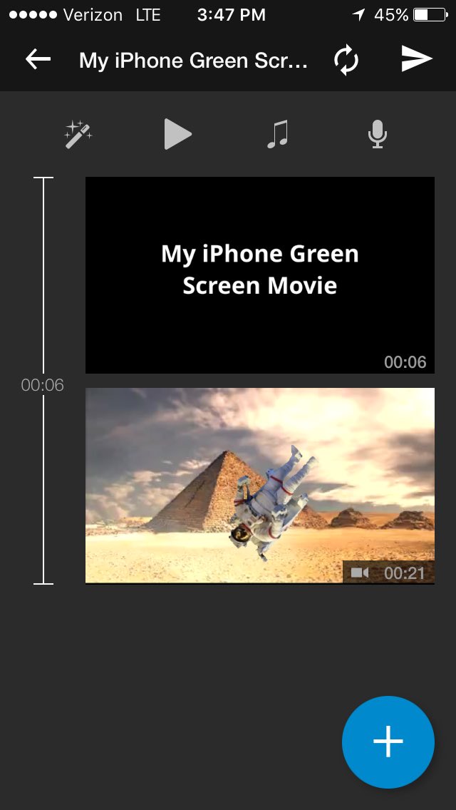 EDUcre8ive's tweet photo. Yes - #greenscreen on my iPhone with my WeVideo for Schools account. Continue tomorrow on my laptop. #adachat #edchatnz #AussieEd #uked https://t.co/KvkSvfpXA8