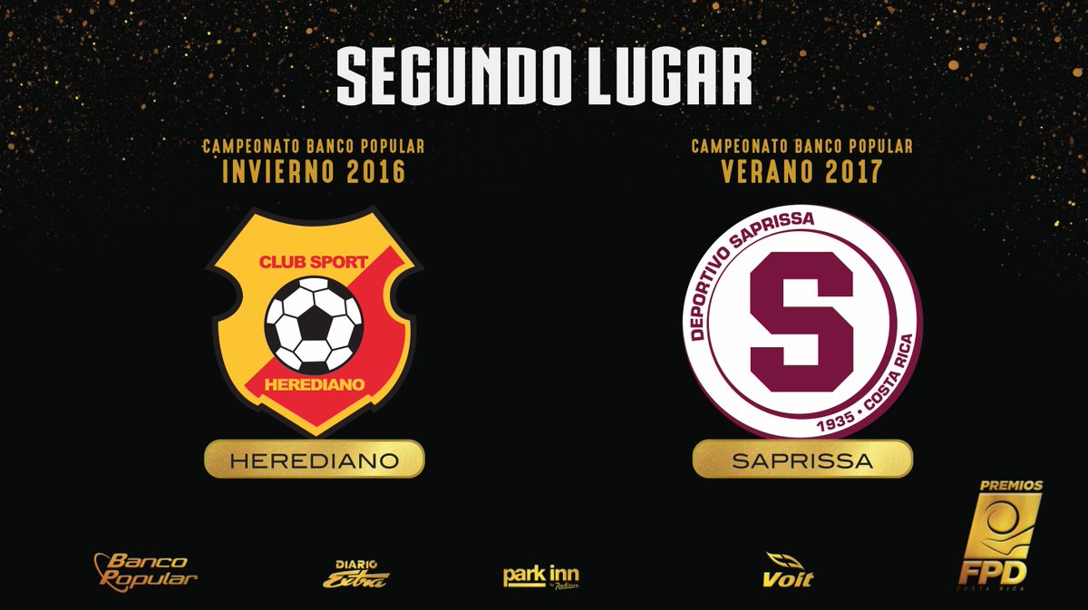 UnafutOficial's tweet photo. Galardón al Segundo Lugar del Campeonato Invierno 2016 al CS Herediano y Verano 2017 al Deportivo. Saprissa. #PremiosFPD https://t.co/nPJ9rctJeP