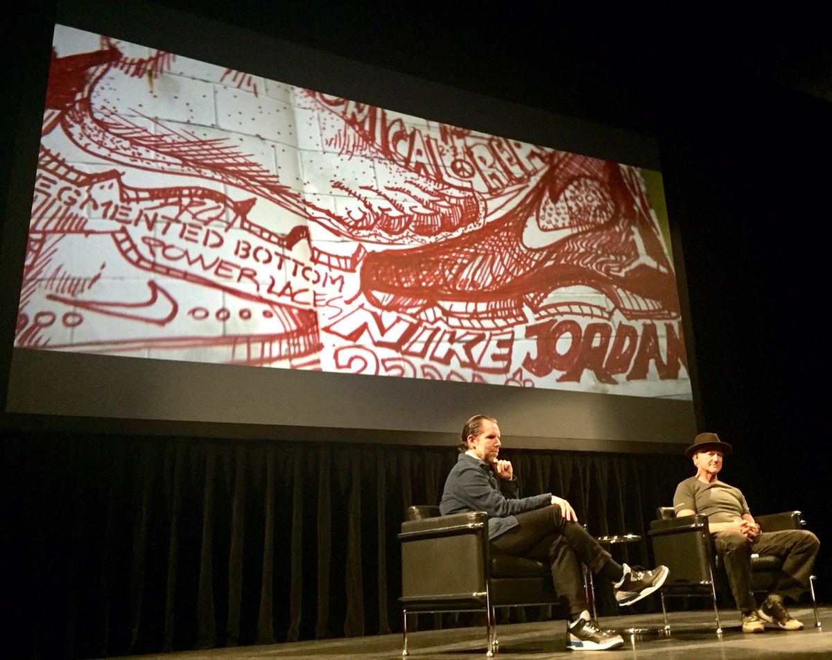 Privilege to hear #tinkerhatfield <a href="/Nike/">Nike</a> "provoke and disturb" relate to "the art of the doodle" <a href="/sdadich/">Scott Dadich</a>  #rgdDT